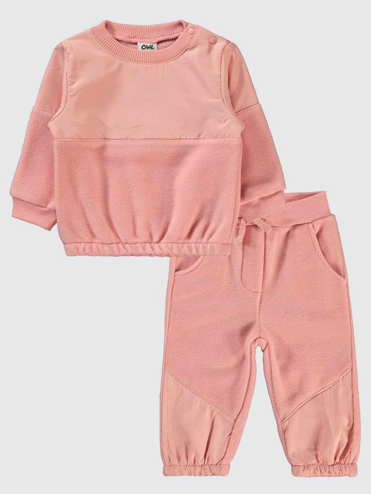 Civil Baby Mikro Garnili 6-18 Ay Takım - Pudra