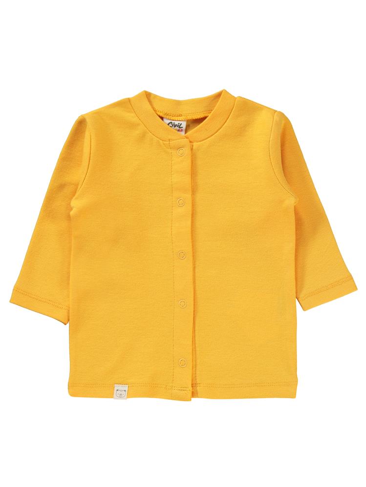 Civil Baby Düz 1-6 Ay Pijama Takımı - Hardal