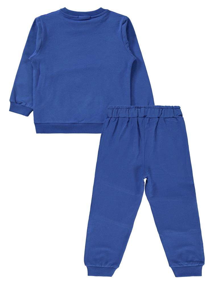 Civil Boys Mikro Cepli Biyeli 2-5 Yaş Eşofman Takımı - Mavi