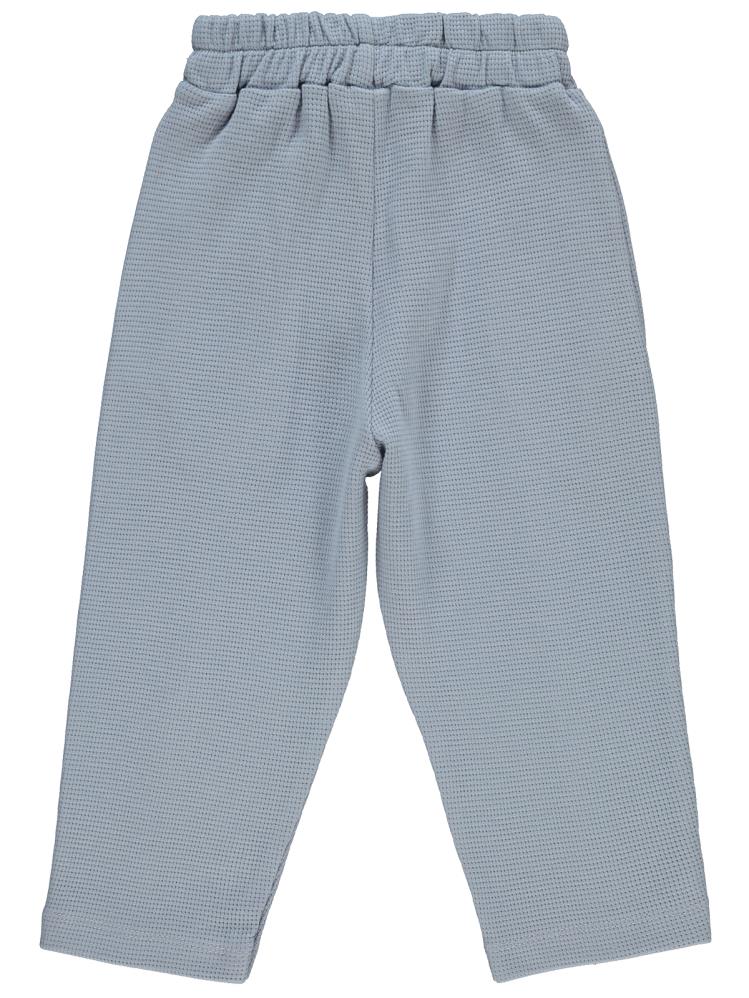 Civil Boys Paçası 1996 Armalı Cep Kapakları Çizgili Desenli 2-5 Yaş Eşofman Altı - Mavi