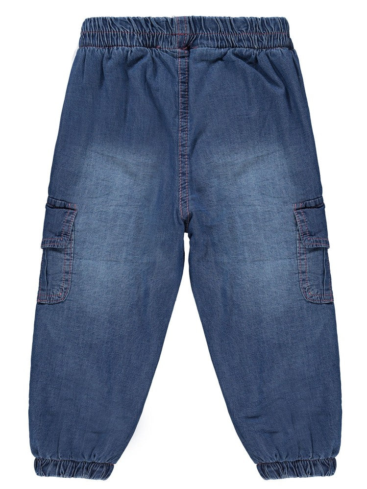 Civil Girls Jogger Velsoftlu 2-5 Yaş Pantolon - Mavi