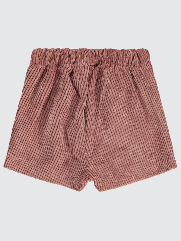 Civil Girls Kadife 2-5 Yaş Şort Etek - Pudra