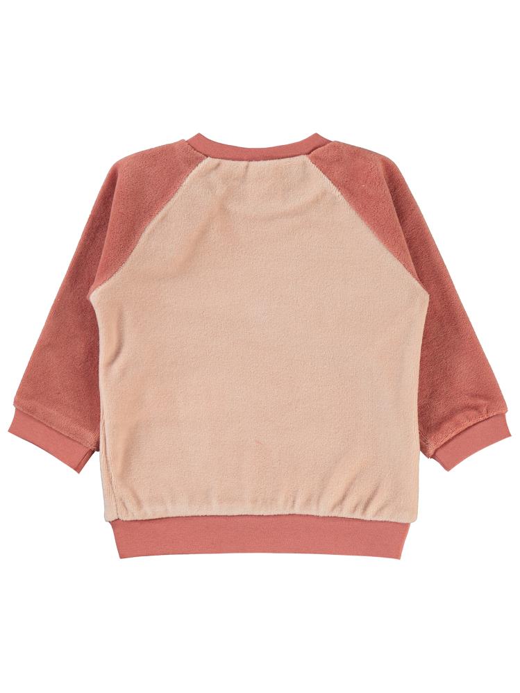 Civil Baby Bulut Baskılı 6-18 Ay Sweatshirt - Pudra