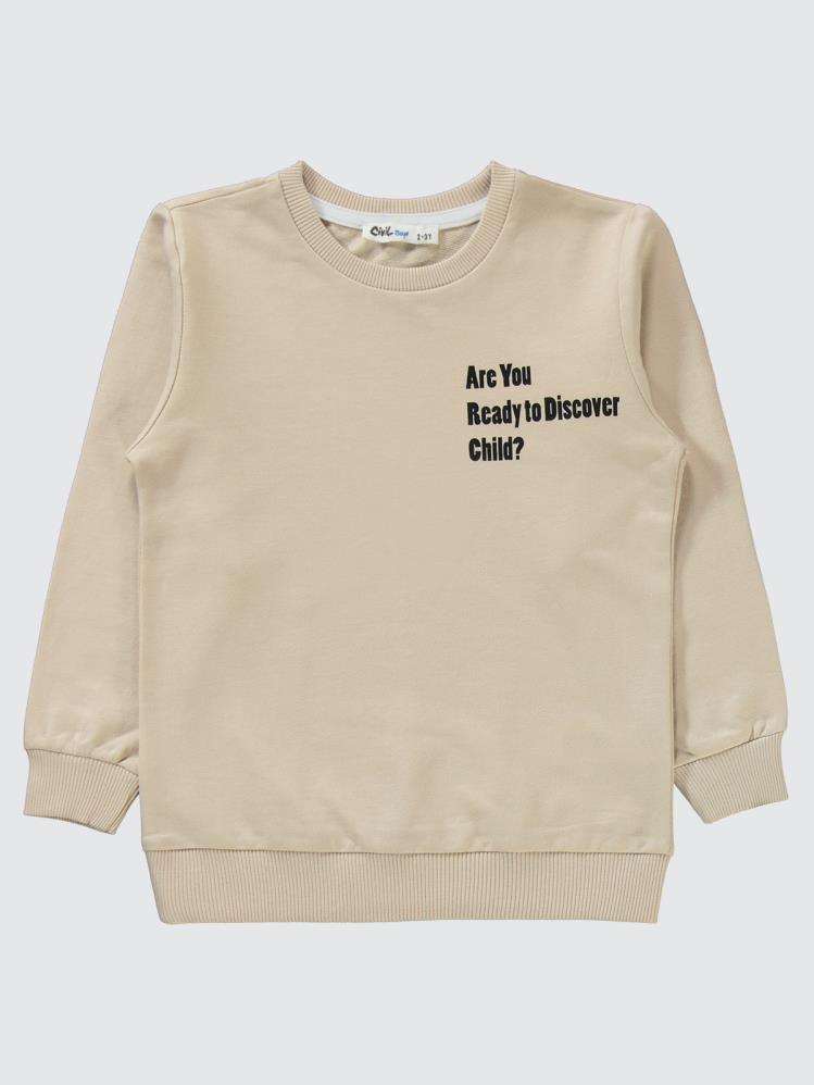 Civil Boys Are You Ready Baskılı 2-5 Yaş Eşofman Takımı - Haki