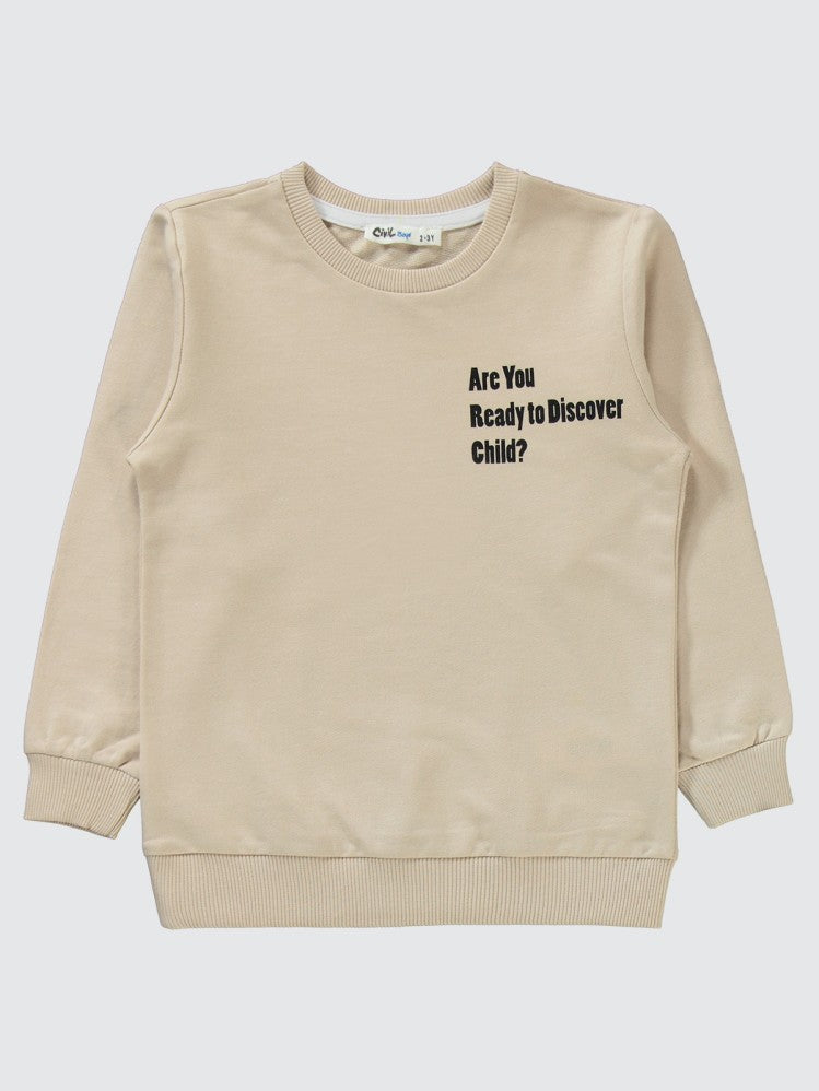 Civil Boys Are You Ready Baskılı 2-5 Yaş Eşofman Takımı - Siyah