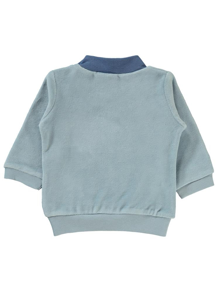 Civil Baby Dinozor Baskılı 6-18 Ay Sweatshirt - Mavi