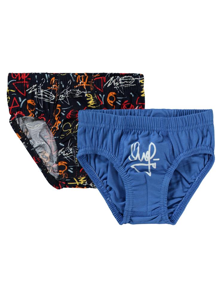 Civil Boys Graffiti 2-10 Yaş 2'li Külot Set