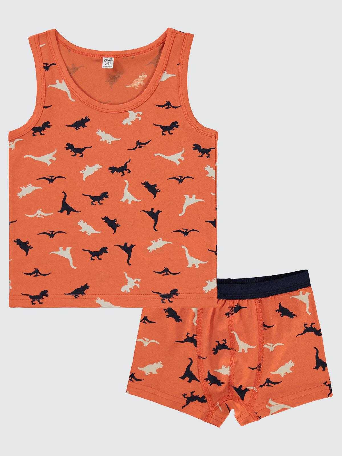 Civil Boys Dinazor 2-10 Yaş İç Çamaşır Takım