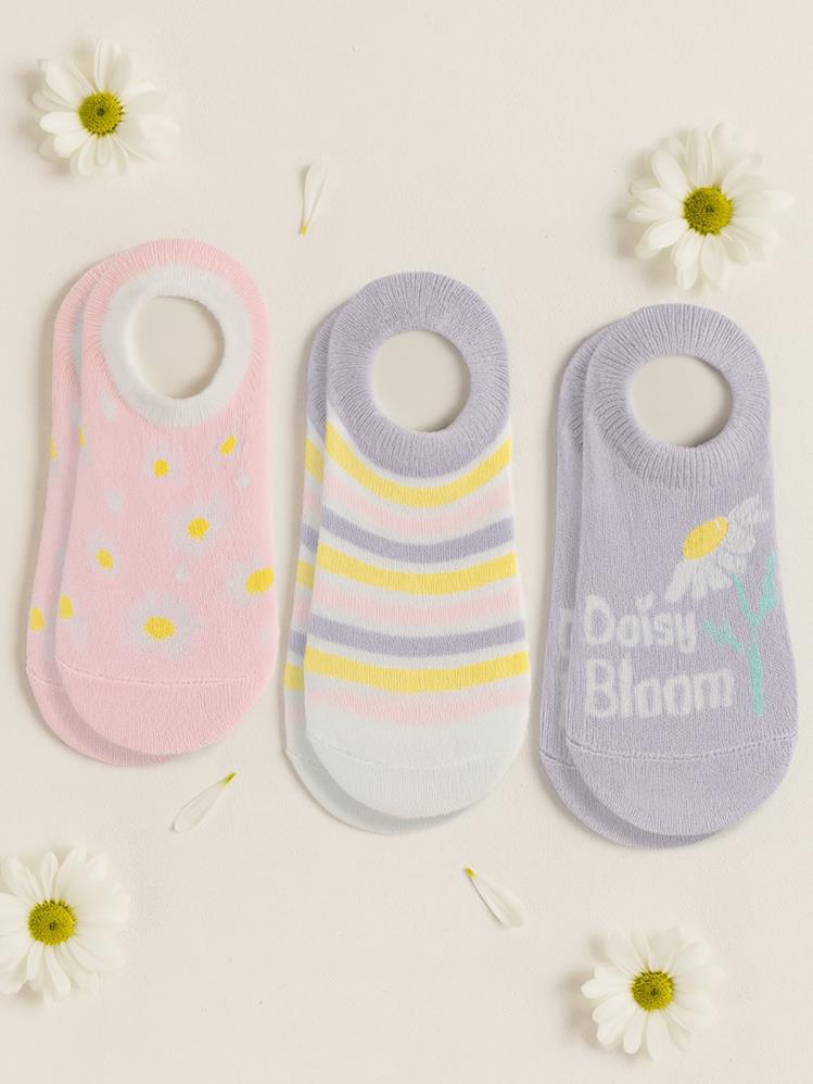 Civil Girls Daisy 3'lü 2-12 Yaş Kız Babet Çorap