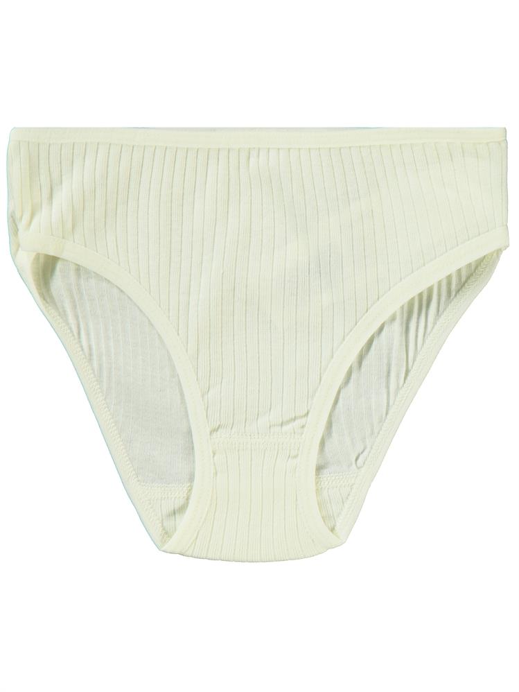 Civil Girls Kız Çocuk 2'li Külot Set 2-10 Yaş - Ekru