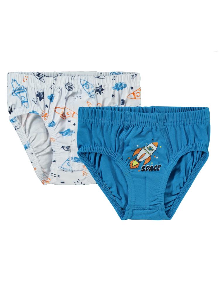 Civil Boys Space 2-10 Yaş 2'li Külot Set
