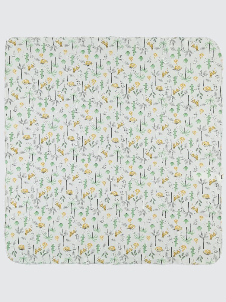 Civil Baby Hayvan Ağaç Baskılı 80*90 Battaniye - Ekru