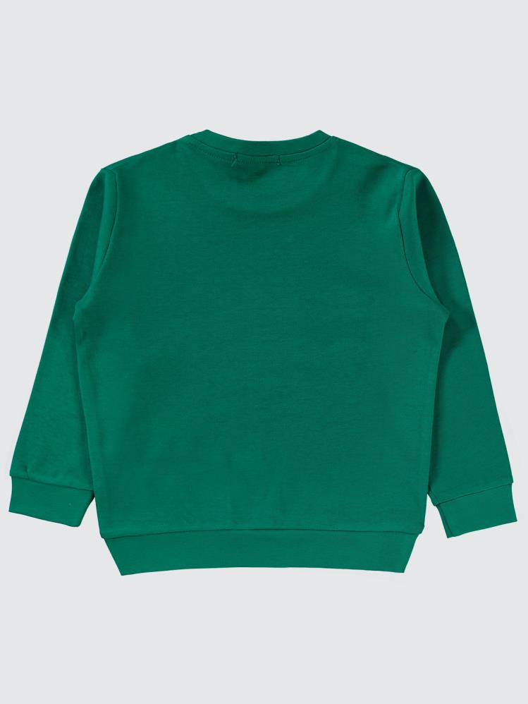 Civil Boys You Will Baskılı 2-5 Yaş Sweatshirt - Yeşil