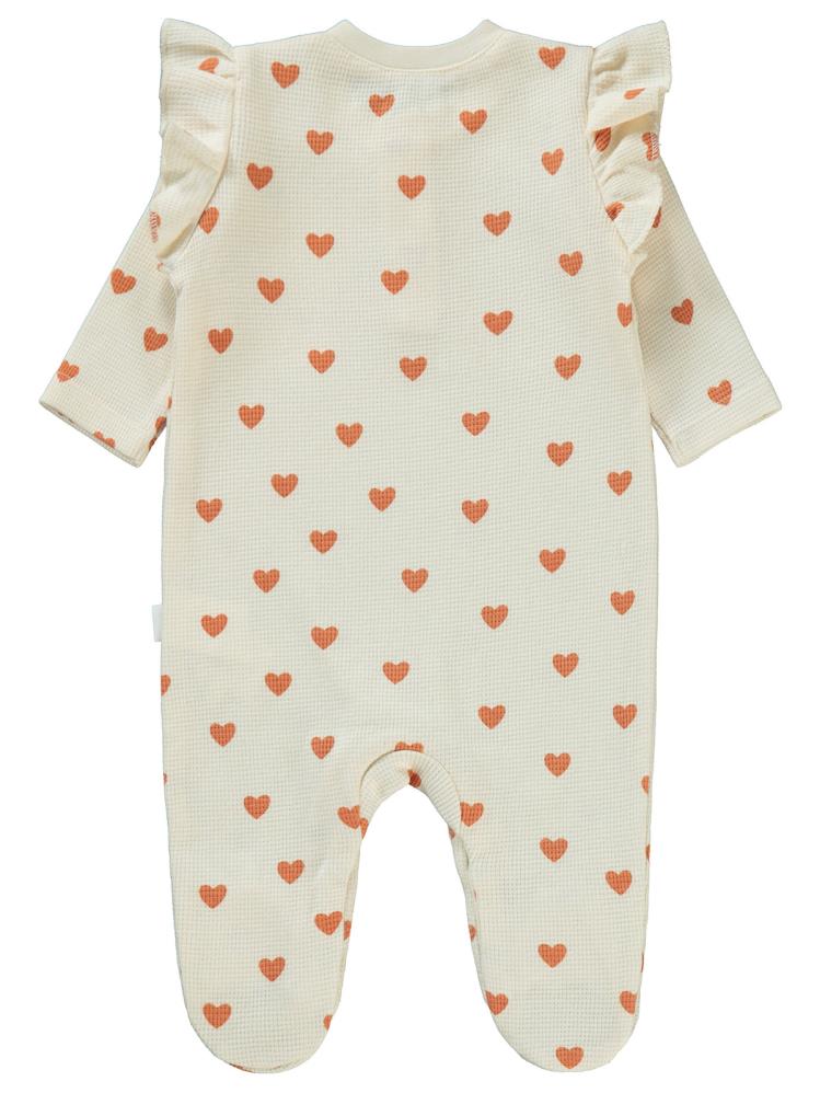 Civil Baby Kalp Zürafa Patikli 1-6 Ay Tulum - Fil Dişi