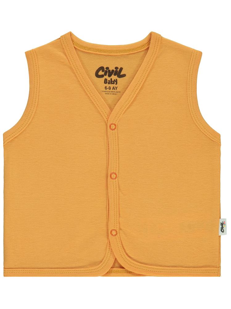 Civil Baby Basic 6-18 Ay Yelek - Hardal