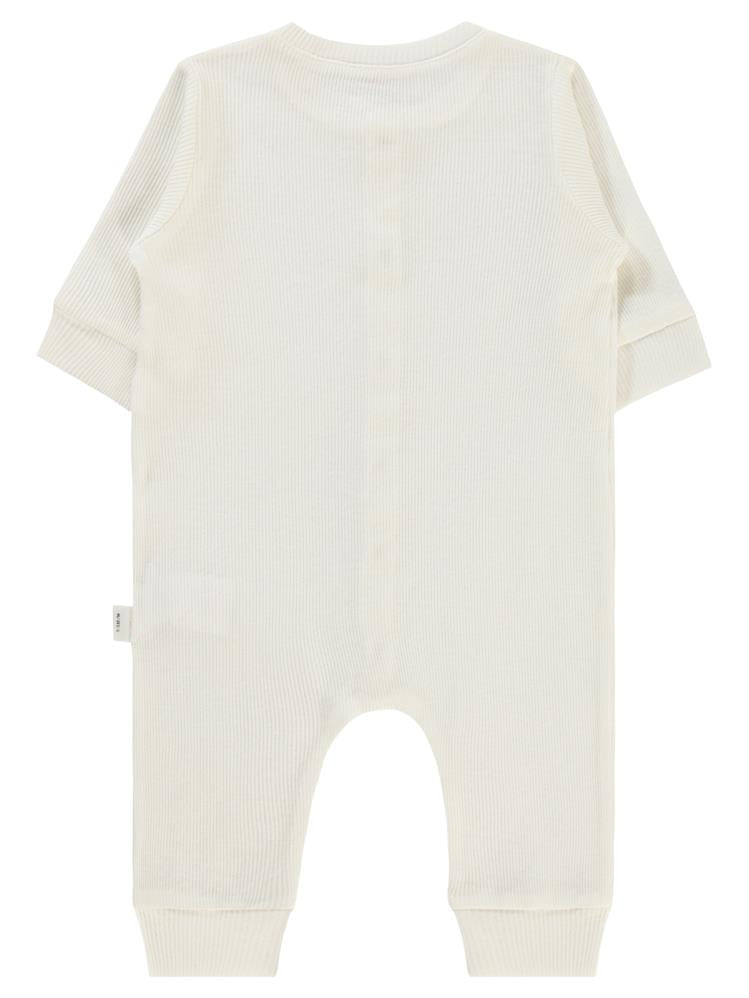 Civil Baby Şapkalı 1-6 Ay Tulum - Ekru