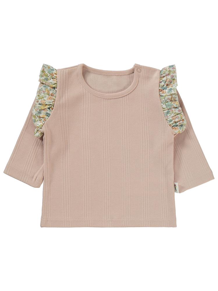 Civil Baby Çizgi Raporlu 6-18 Ay Takım - Pudra