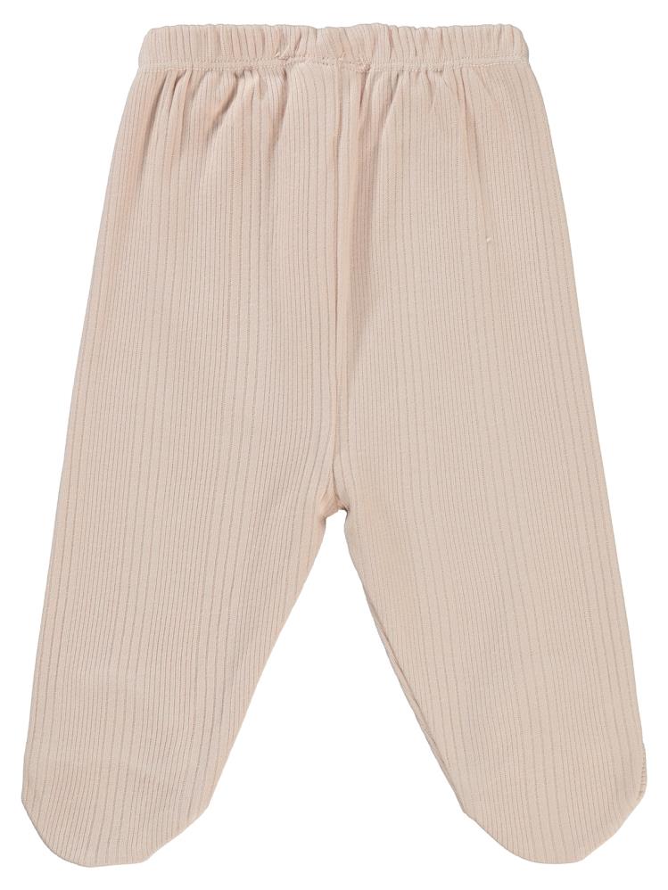 Civil Baby Çizgi Raporlu 1-6 Ay Tek Alt Bebe - Pudra