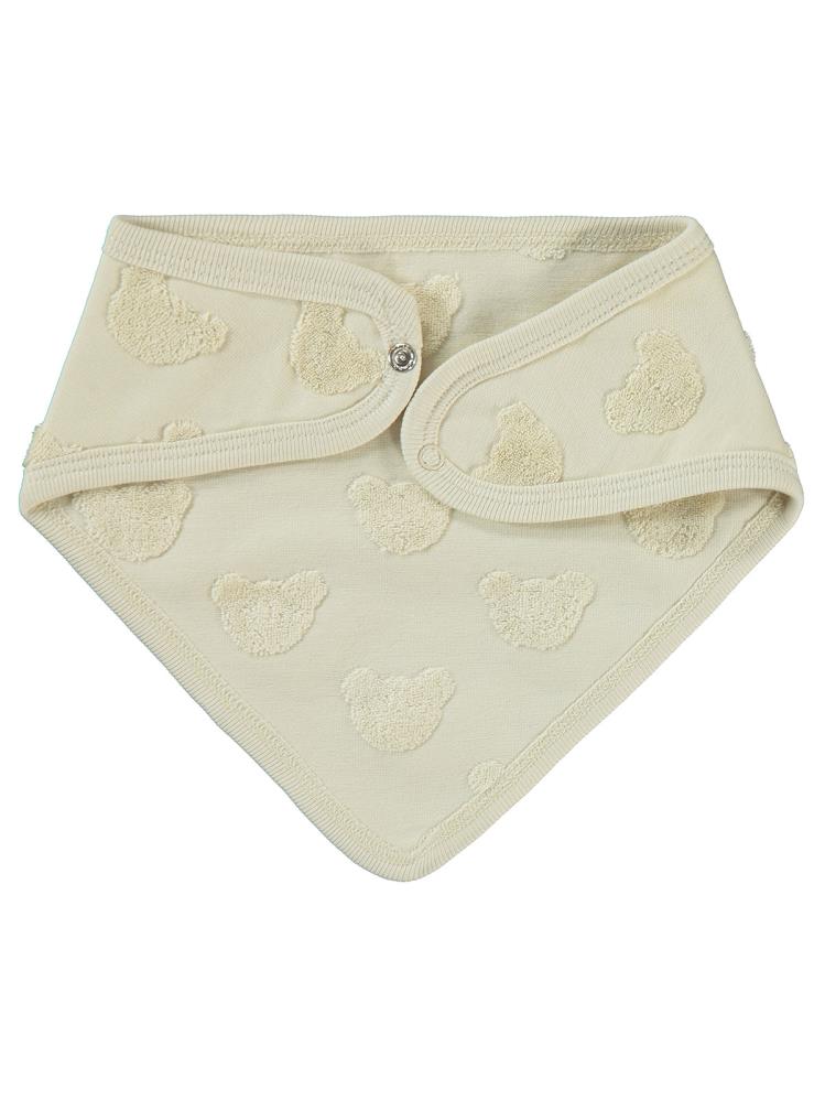 Civil Baby Kabartmalı Ayıcık Baskılı Mama Önlüğü - Bej