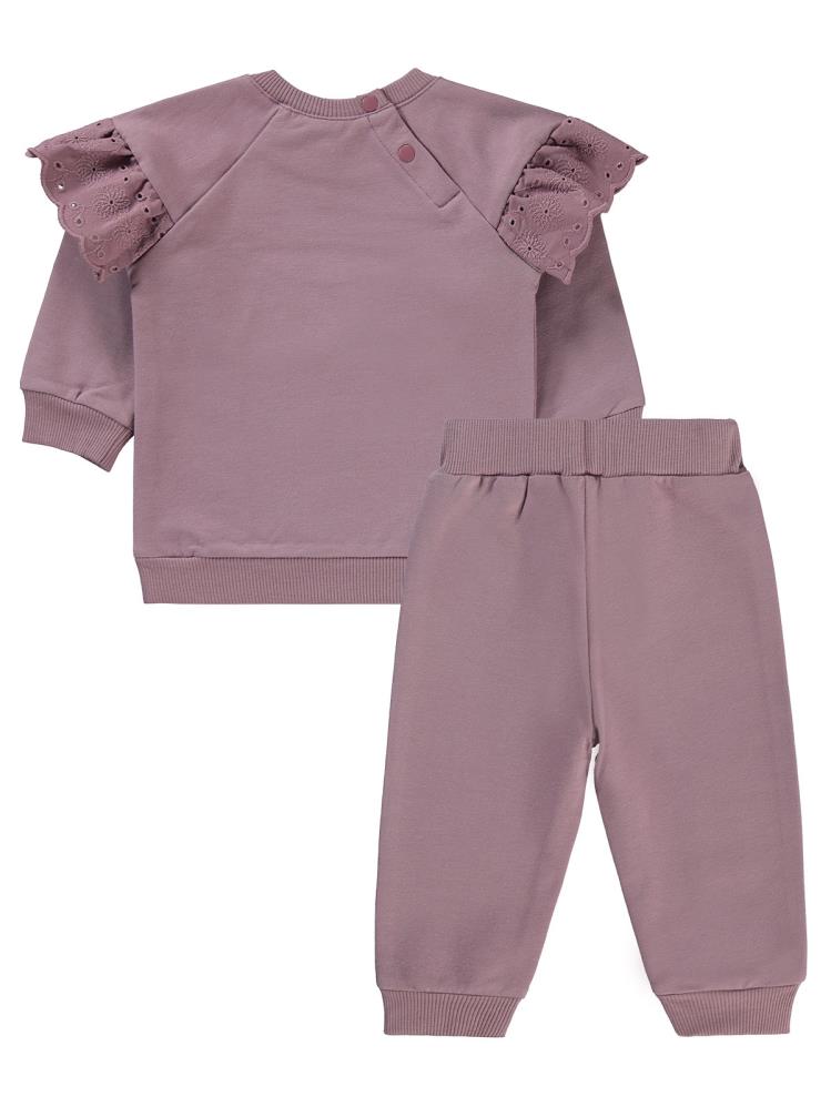 Civil Baby Brodeli 6-18 Ay Takım - Lila