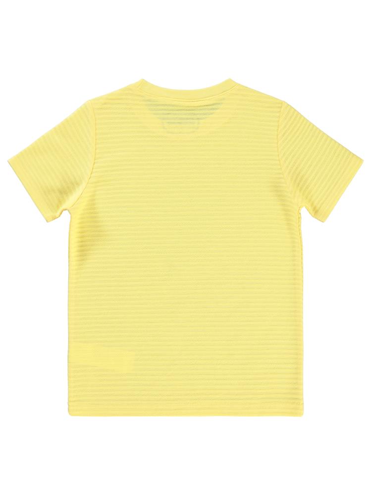 Civil Boys Yelken Nakışlı 6-9 Yaş Tişört - Sarı