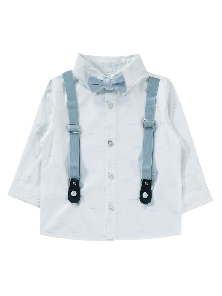 Civil Baby Dalga Desenli 6-18 Ay Takım - Mavi