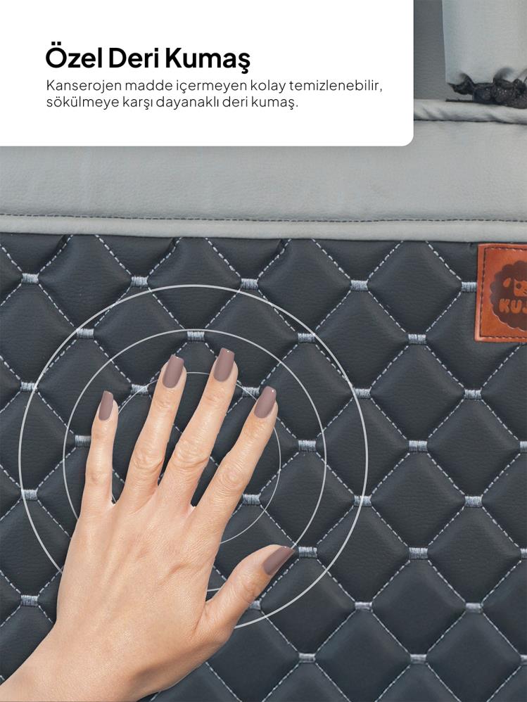 Kujju Harmony Lüks Pedli Ana Dizi - Gri