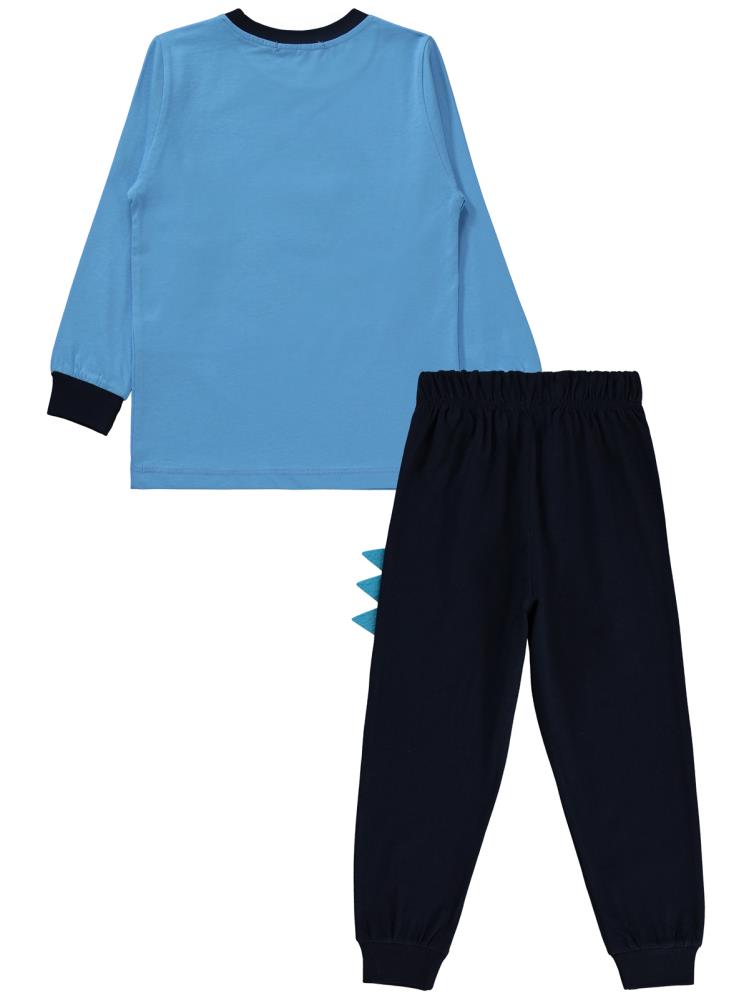 Civil Boys Monster Baskılı 2-5 Yaş Pijama Takımı - Lacivert