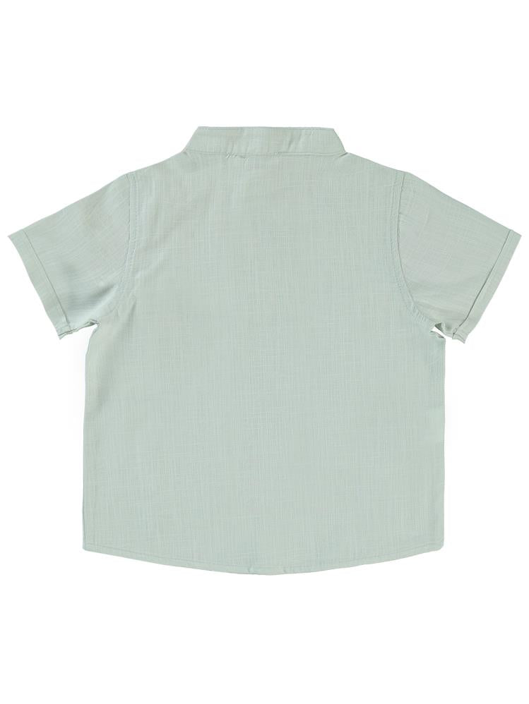 Civil Boys Yelken Nakışlı 2-5 Yaş Gömlek - Gri