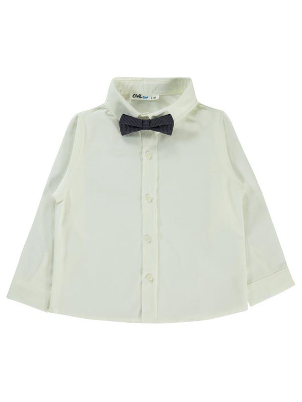 Civil Boys Papyonlu Yelekli 2-5 Yaş Gömlek - Lacivert