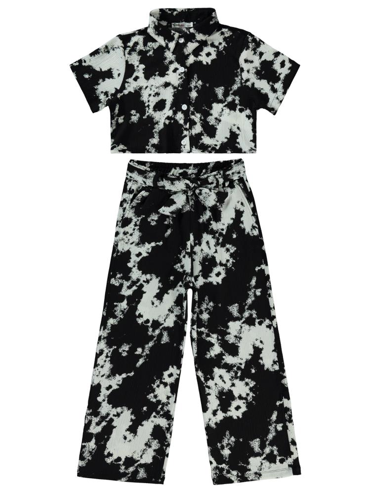 Civil Girls Batik 10-13 Yaş Takım - Siyah