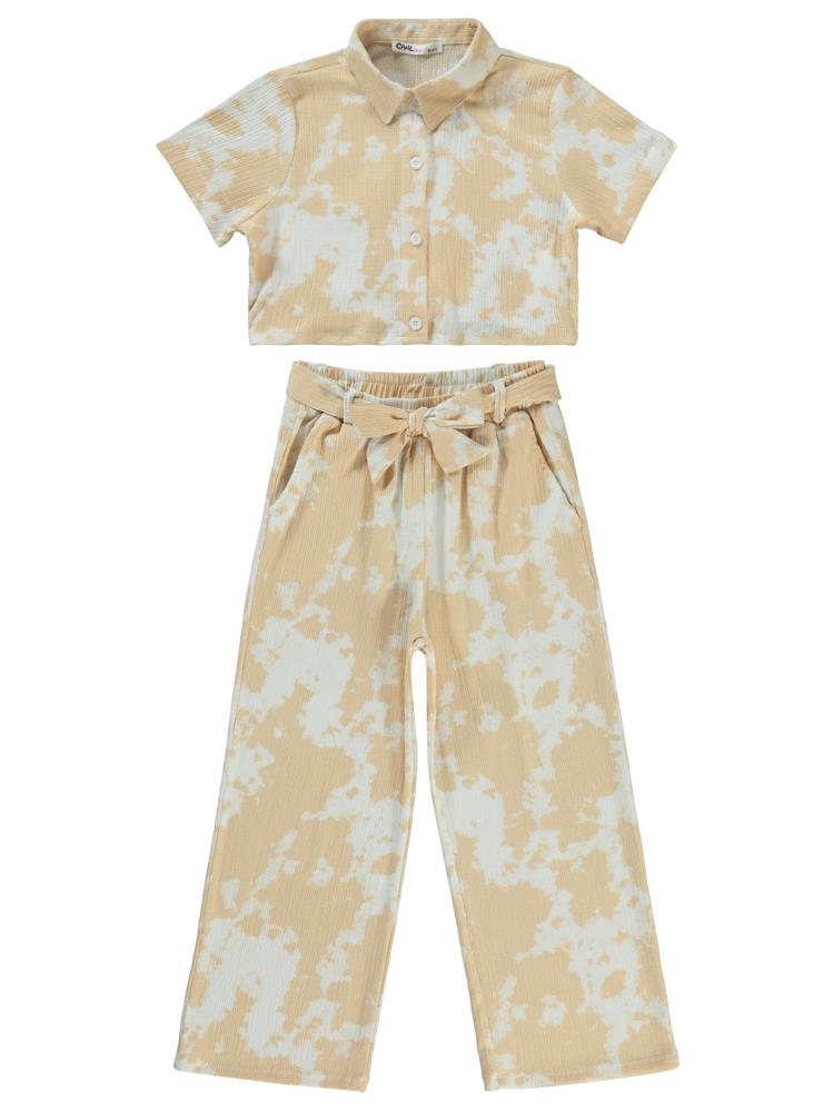 Civil Girls Batik 10-13 Yaş Takım - Bej