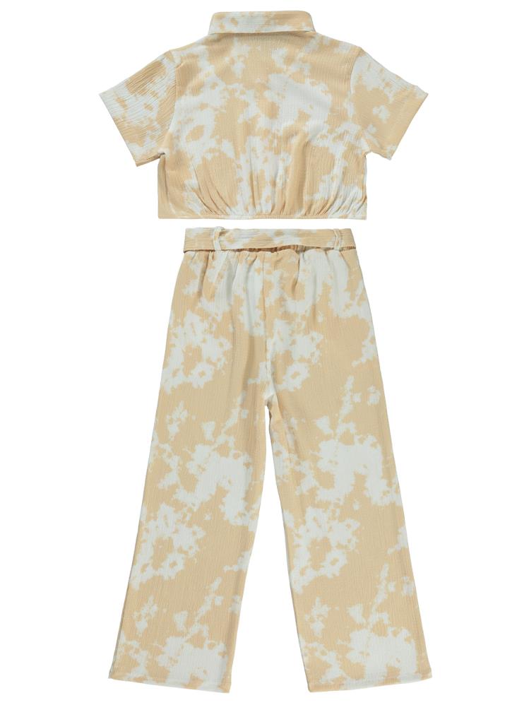Civil Girls Batik 10-13 Yaş Takım - Bej