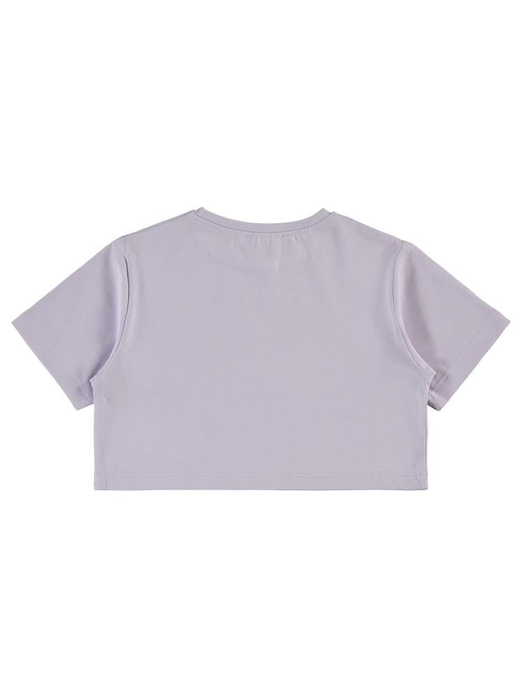 Civil Girls Flamingo Baskılı 2-5 Yaş Tişört - Lila