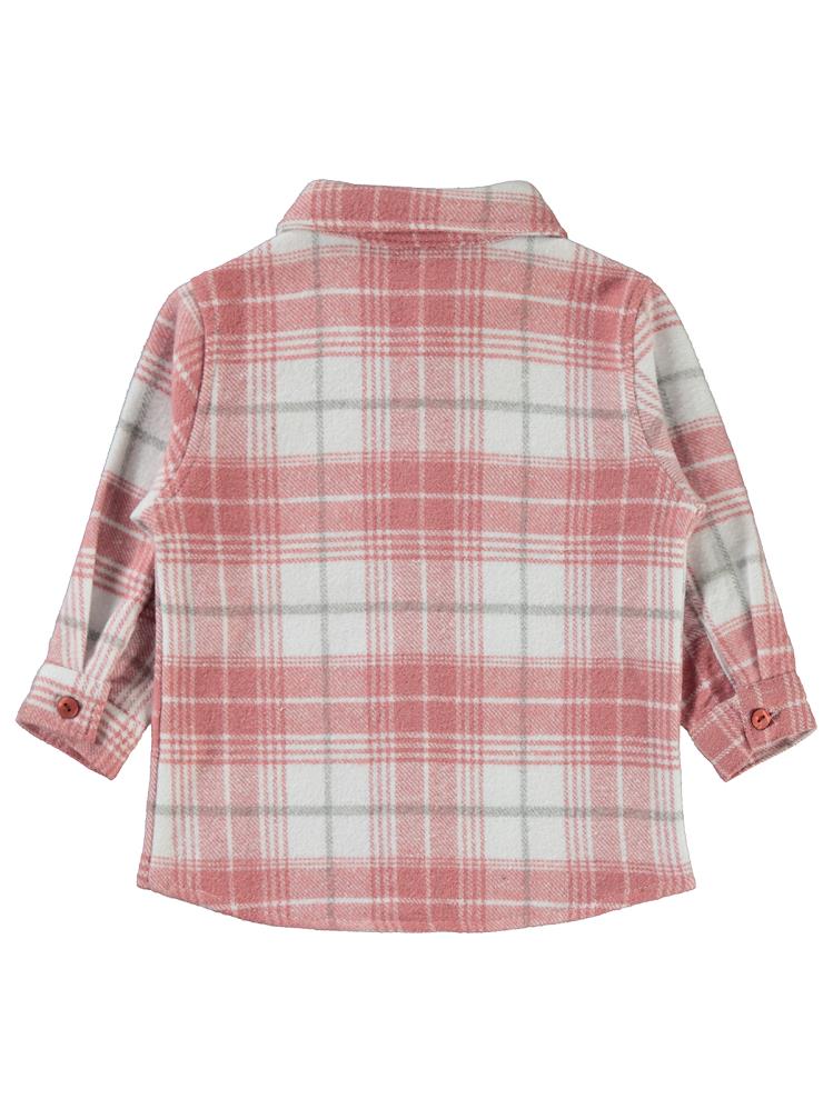 Civil Baby Bebe Yaka 6-18 Ay Gömlek - Pudra