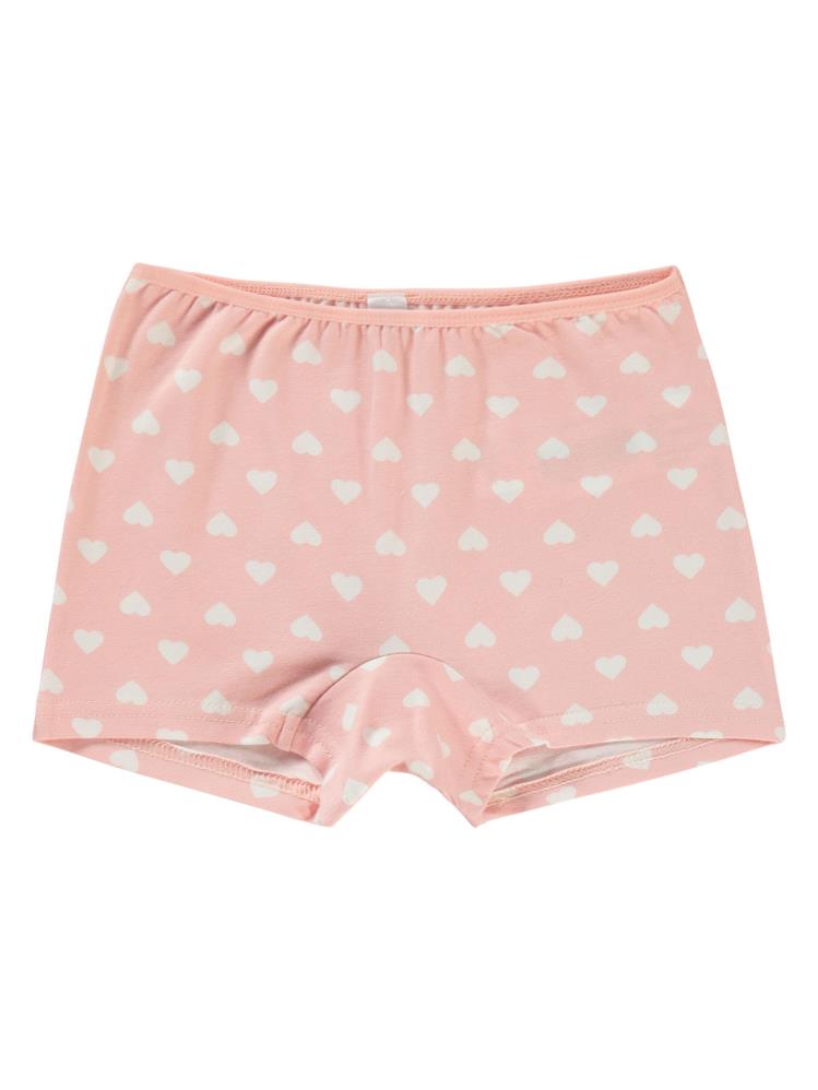 Civil Girls Kalp 2-10 Yaş 2'li Boxer Set