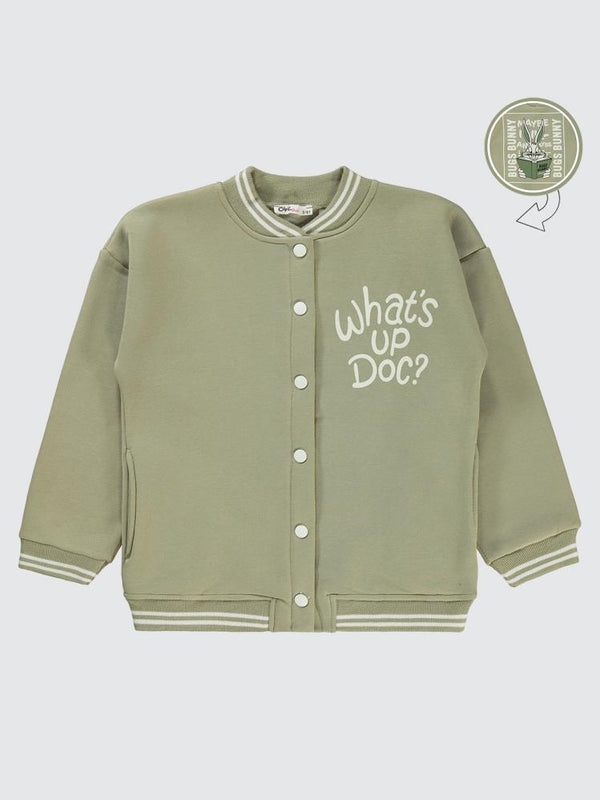 Bugs Bunny 10-13 Yaş Hırka - Gri