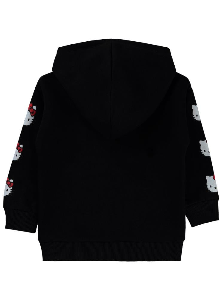 Hello Kitty 2-5 Yaş Sweatshirt - Siyah