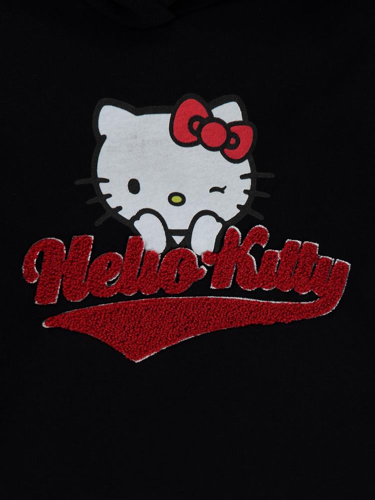 Hello Kitty 2-5 Yaş Sweatshirt - Siyah
