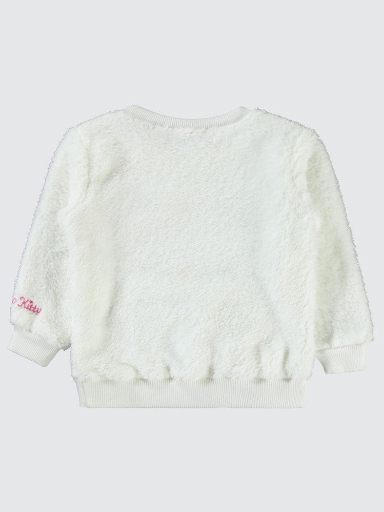Hello Kitty 2-5 Yaş Sweatshirt - Ekru