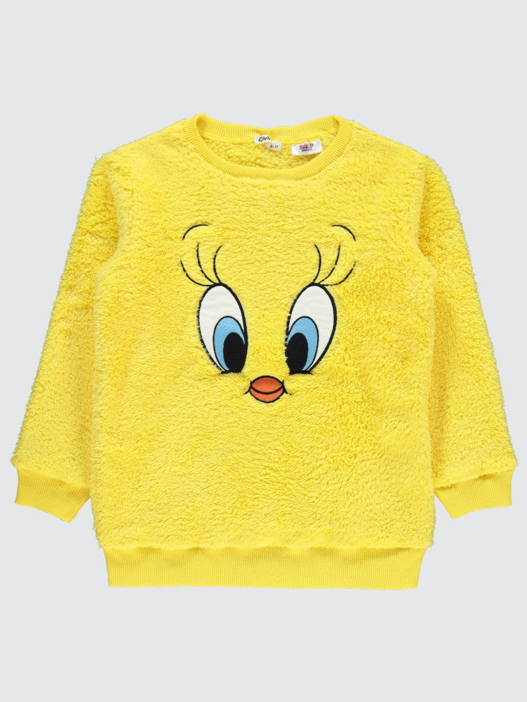 Tweety 10-13 Yaş Sweatshirt - Sarı