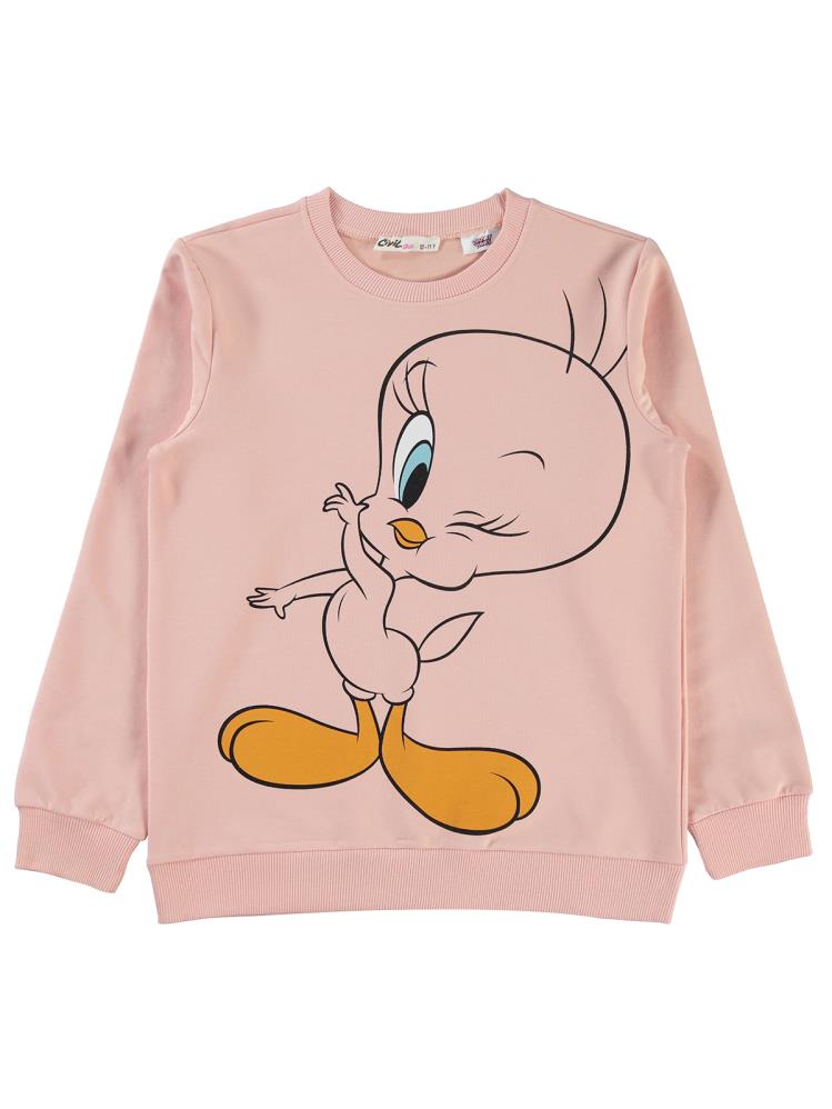 Tweety 10-13 Yaş Sweatshirt - Pembe