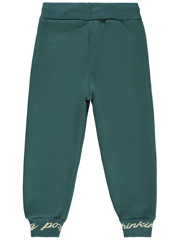 Civil Girls Paçası Baskılı 2-5 Yaş Eşofman Altı - Yeşil