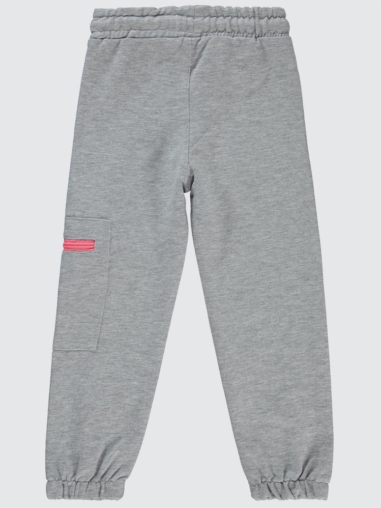 Civil Girls Çilek Elcikli 2-5 Yaş Eşofman Altı - Gri