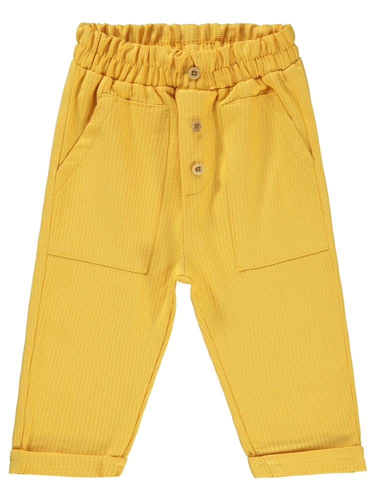 Civil Baby Düğmeli 6-18 Ay Pantolon - Sarı