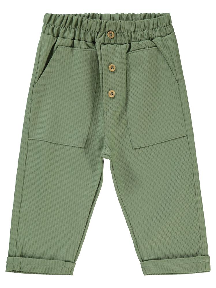 Civil Baby Düğmeli 6-18 Ay Pantolon - Haki