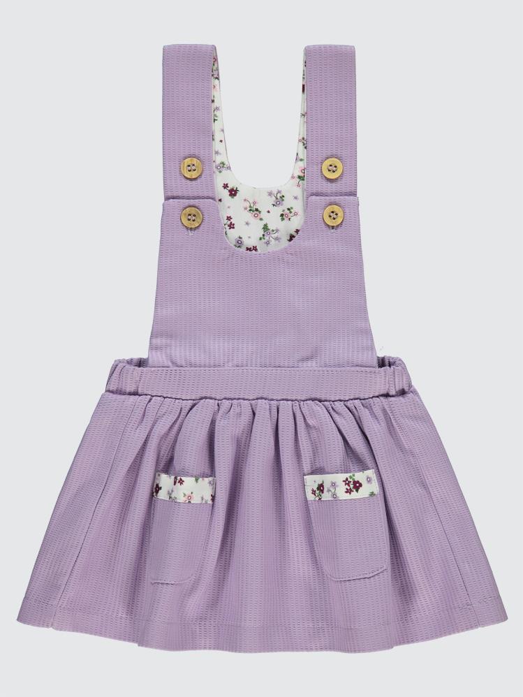 Civil Baby Cep Detaylı 6-18 Ay Elbise - Lila