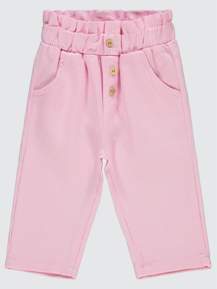 Civil Baby Düğmeli 6-18 Ay Pantolon - Pembe