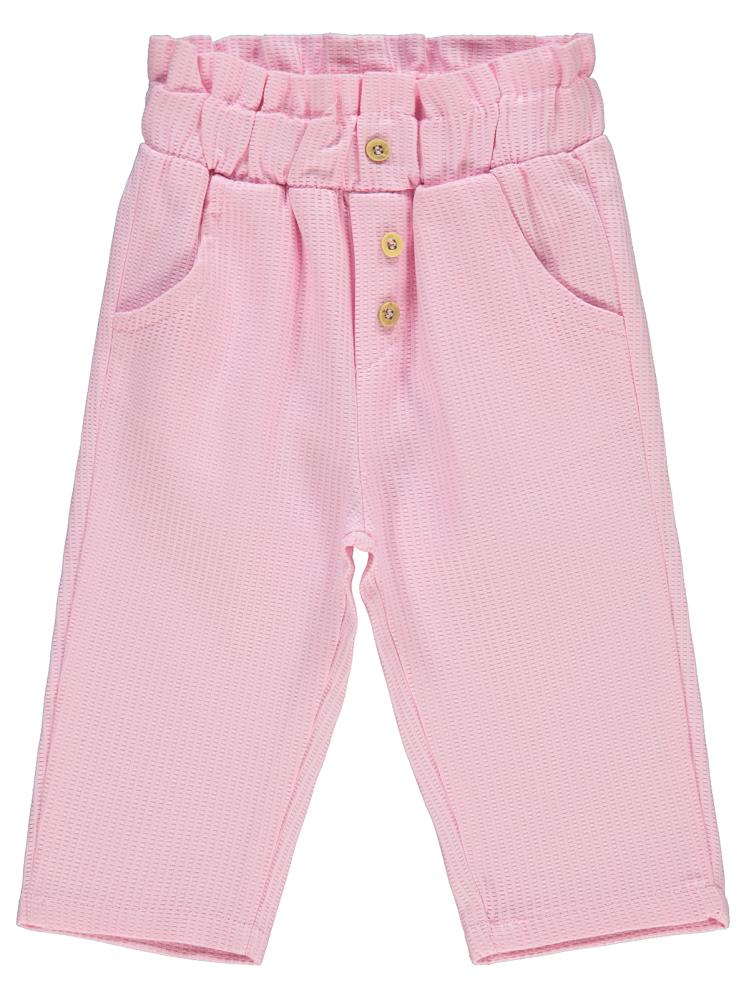 Civil Baby Düğmeli 6-18 Ay Pantolon - Pembe