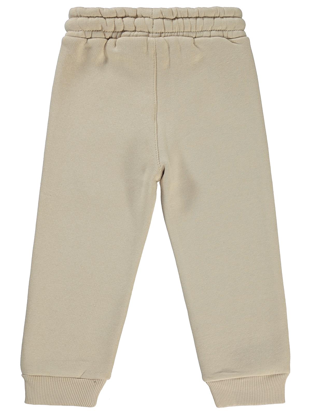 Civil Boys Hey Dude Baskılı 2-5 Yaş Eşofman Altı - Bej